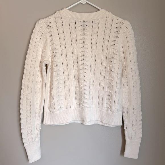 LOFT bobble cotton sweater - Picture 3 of 4